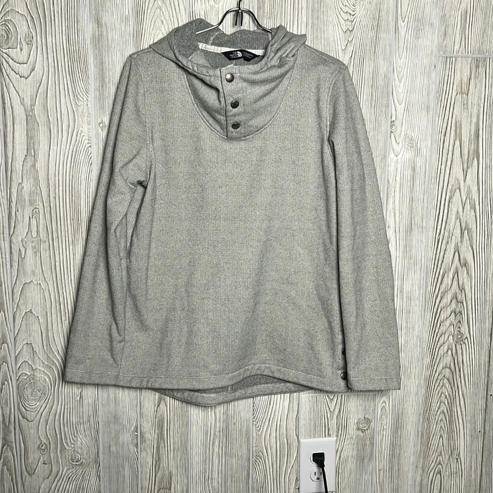 Northface button up neck size Medium hoodie
